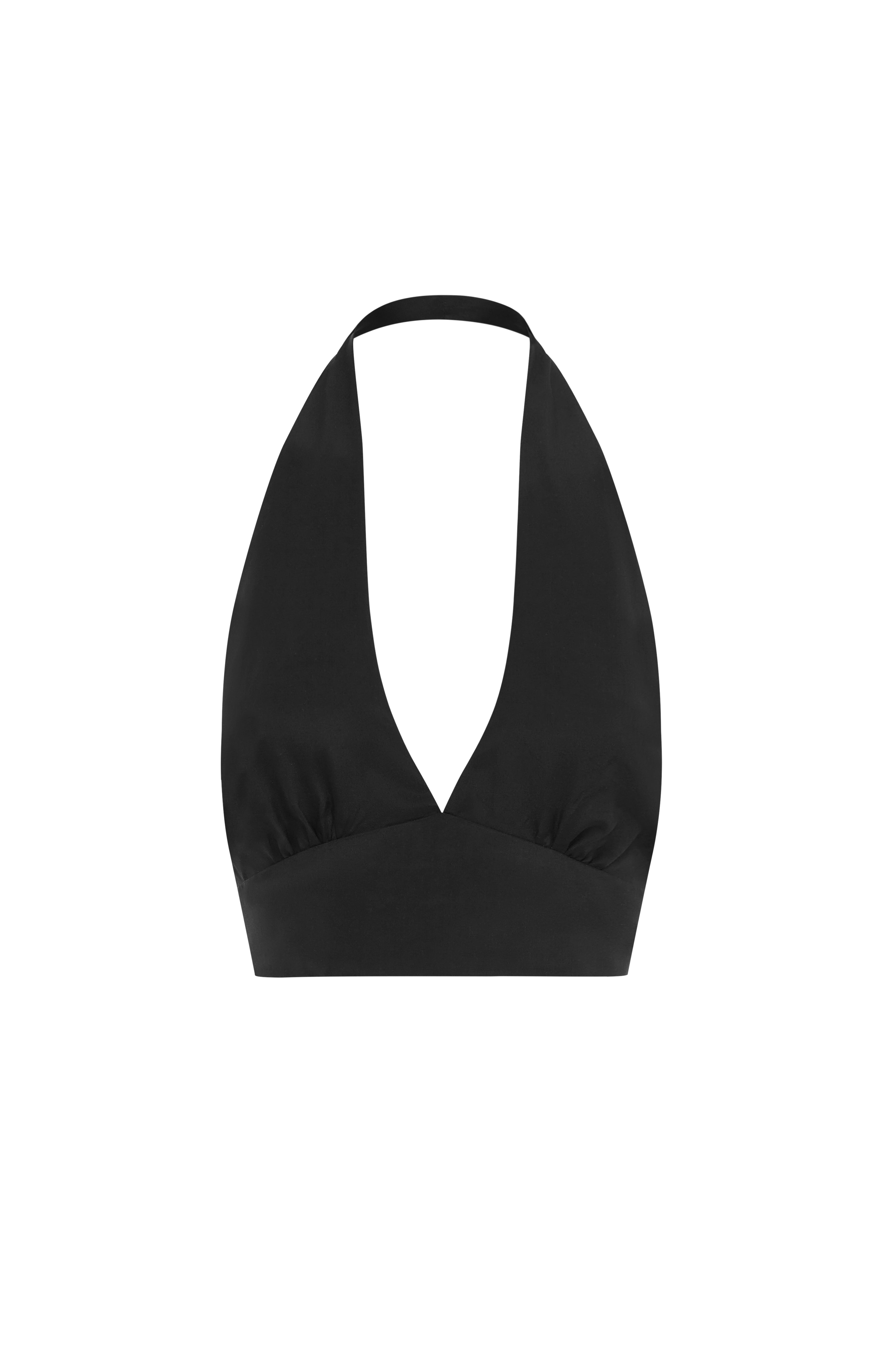 Silk Halterneck Top | SAINT