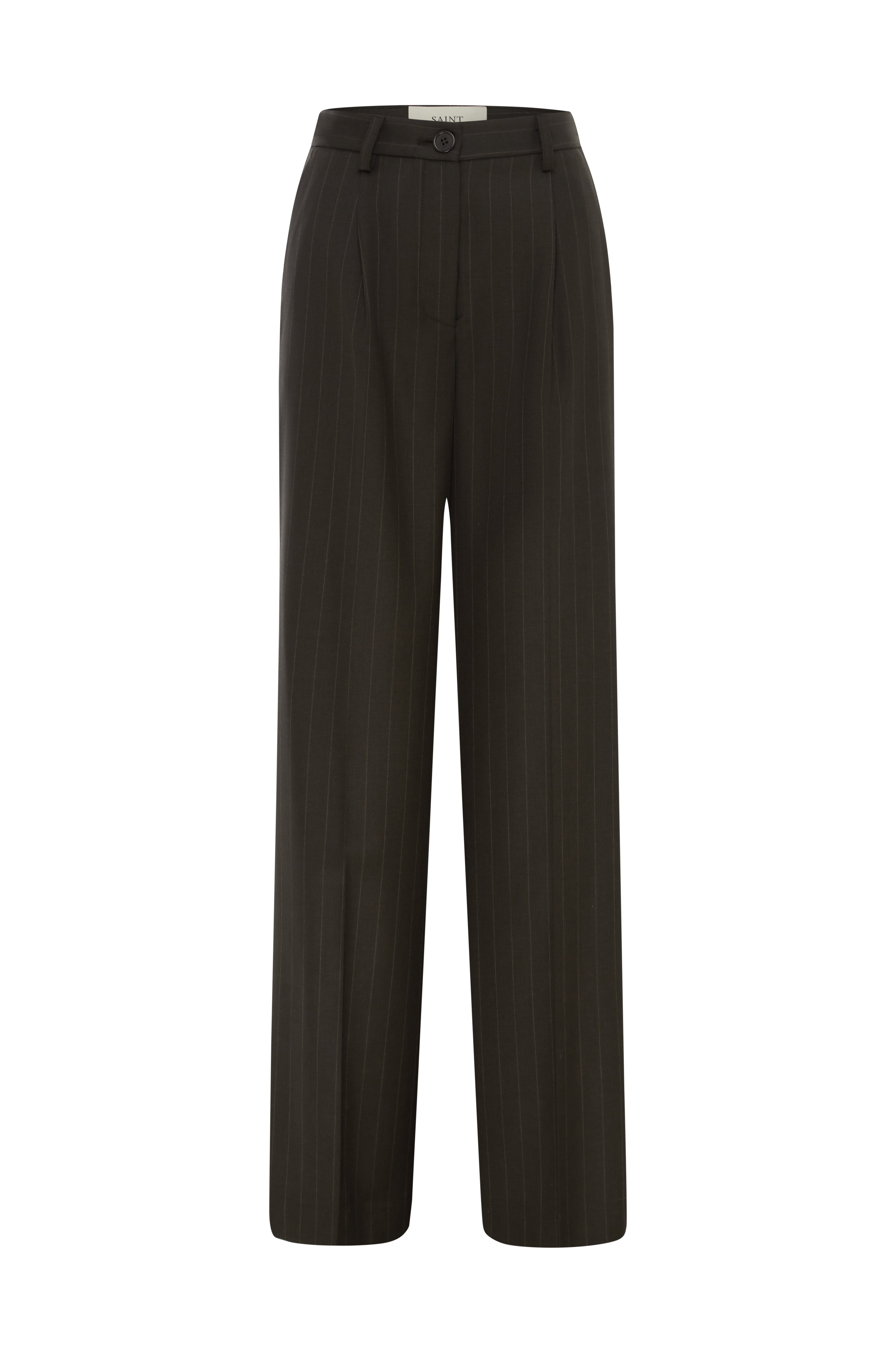SAINT | Tailored Pant Brown Pinstripe