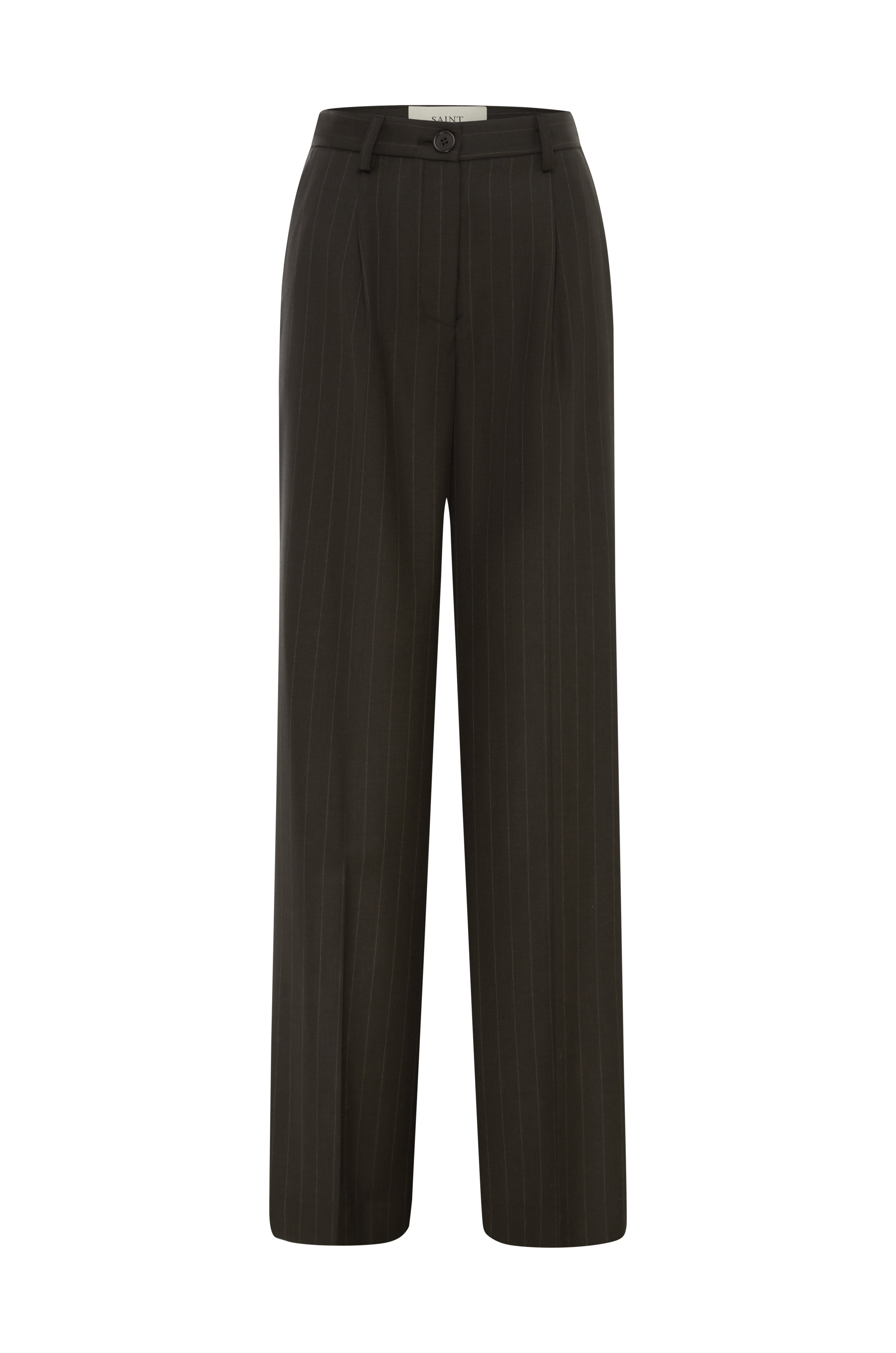 SAINT Tailored Pant Limited Edition Brown Pinstripe