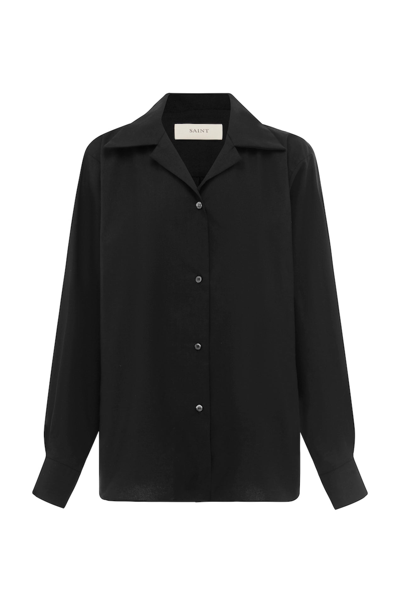 SAINT | Organic Cotton Shirt Black