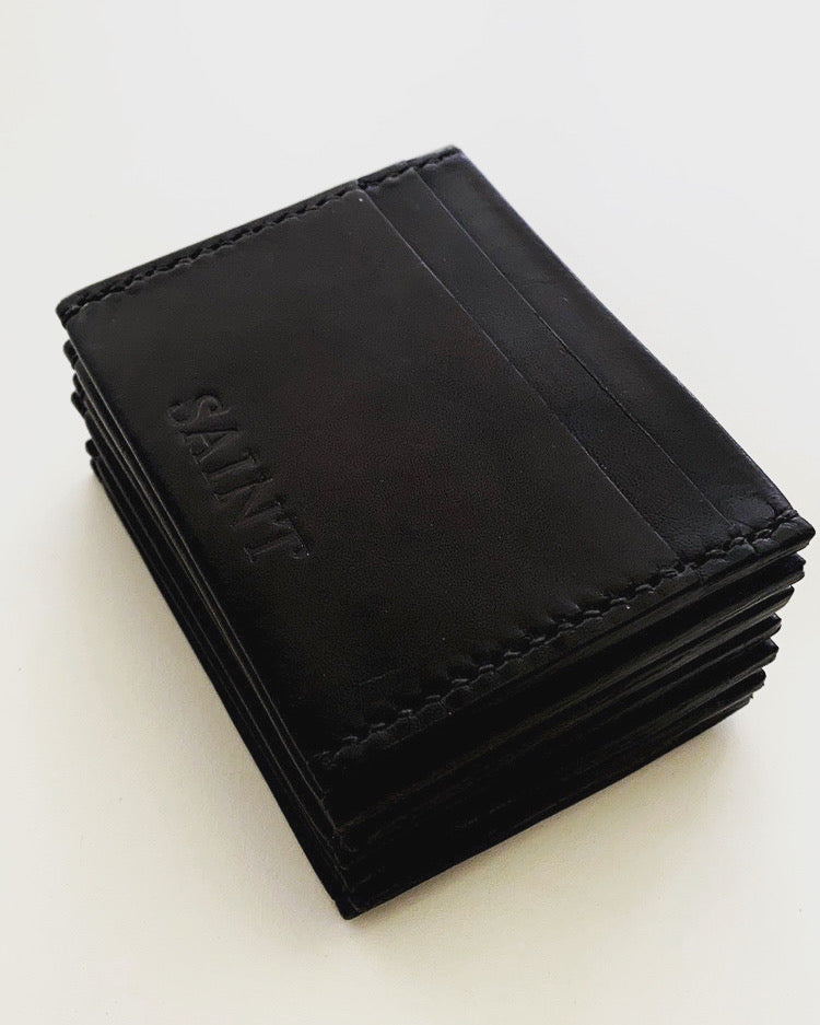Leather cardholder. made in Australia using traditional leather smith techniques. 100% leather